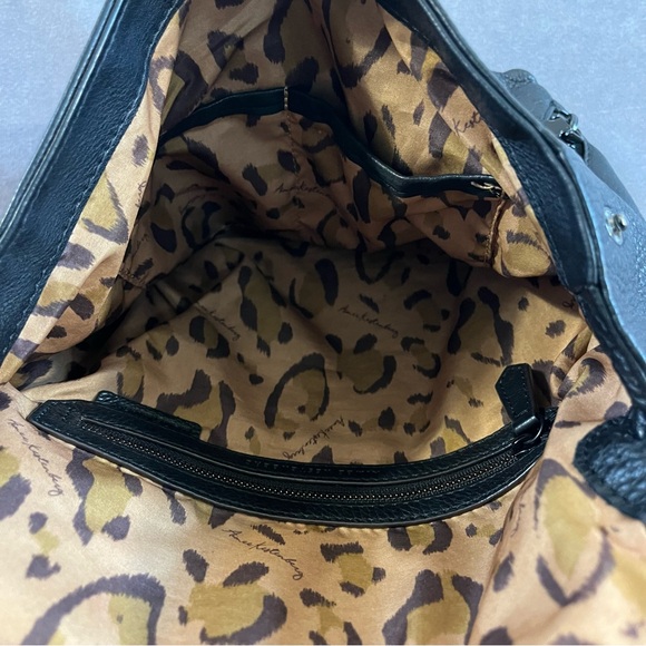 Aimee Kestenberg Backpack Black Pebbled Leather Designer Hobo Bag **See Desc** - Picture 11 of 16